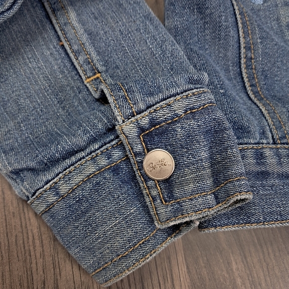 Vintage 2004 Barbie Avenue Embroidered Denim Jacket Double-sided Size 5 - Picture 7 of 10